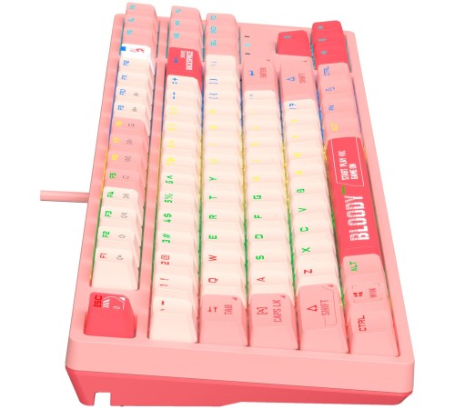Клавиатура A4Tech Bloody S87 Energy механическая розовый USB for gamer LED (S87 USB ENERGY PINK) Клавиатура A4Tech Bloody S87 Energy механическая розовый USB for gamer LED (S87 USB ENERGY PINK)