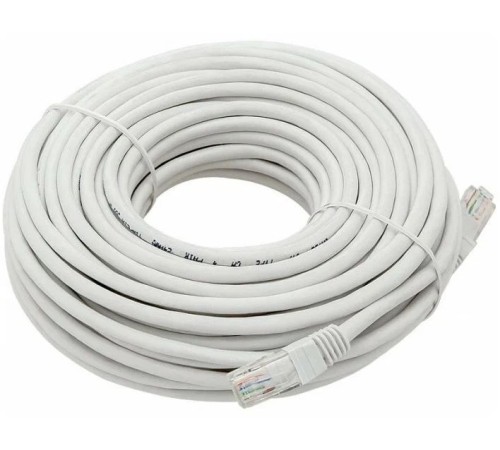 Патч-корд Premier 5-970 UTP 4 пары cat5E solid CCA molded 30м белый RJ-45 (m)-RJ-45 (m)