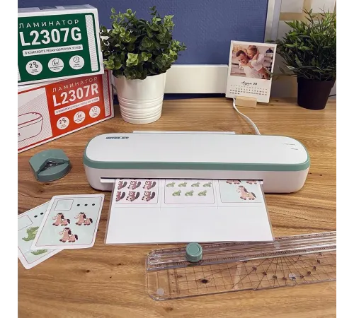 Office Kit Ламинатор L2307G (комплект) Office Kit Ламинатор L2307G (комплект)