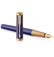 Ручка перьев. Parker Ingenuity Core F570 (2182009) Blue GT F сталь нержавеющая подар.кор.