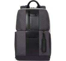 Рюкзак Piquadro Brief2 Special CA3214BR2S/GRN серый/черный нейлон/натур.кожа