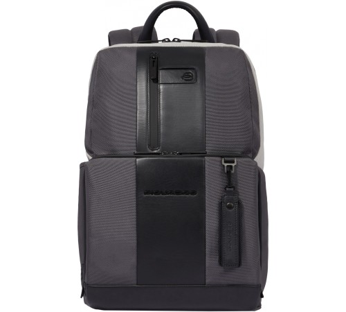 Рюкзак Piquadro Brief2 Special CA3214BR2S/GRN серый/черный нейлон/натур.кожа