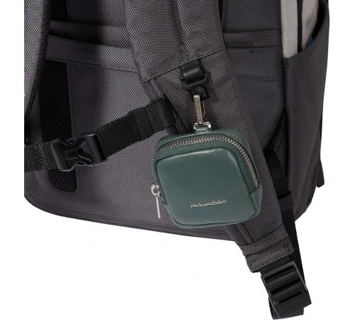 Рюкзак Piquadro Brief2 Special CA3214BR2S/GRN серый/черный нейлон/натур.кожа