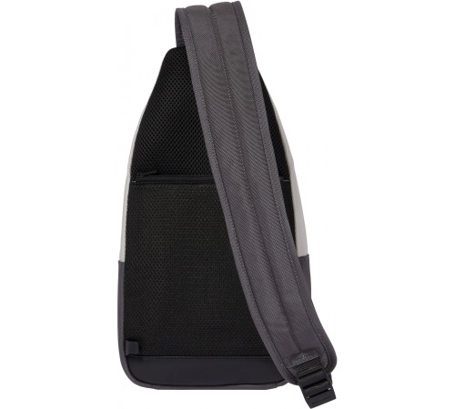 Рюкзак слинг мужской Piquadro Brief2 Special CA4536BR2S/GRN серый/черный нейлон/натур.кожа Рюкзак слинг мужской Piquadro Brief2 Special CA4536BR2S/GRN серый/черный нейлон/натур.кожа