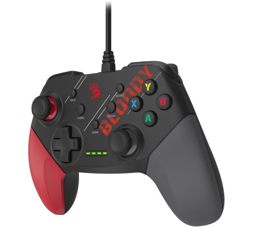 Геймпад A4Tech GP30 Sports черный/красный USB виброотдача обратная связь (GP30 SPORTS RED) Геймпад A4Tech GP30 Sports черный/красный USB виброотдача обратная связь (GP30 SPORTS RED)