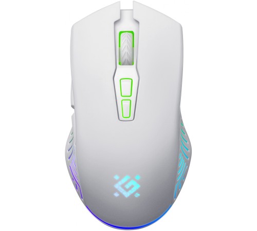 Мышь Defender Pandora GM-502 белый оптическая (3200dpi) silent беспроводная USB (6but)