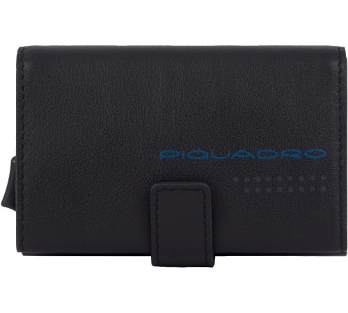 Чехол для кредитных карт Piquadro Urban PP5649UB00R/NGR черный/серый натур.кожа Чехол для кредитных карт Piquadro Urban PP5649UB00R/NGR черный/серый натур.кожа