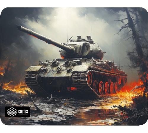 Коврик для мыши Cactus CS-MP-D04S Tank 250x200x3мм Коврик для мыши Cactus CS-MP-D04S Tank 250x200x3мм
