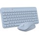 Клавиатура + мышь A4Tech Fstyler FG3200 Air клав:синий мышь:синий USB беспроводная slim Multimedia