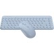 Клавиатура + мышь A4Tech Fstyler FG3200 Air клав:синий мышь:синий USB беспроводная slim Multimedia