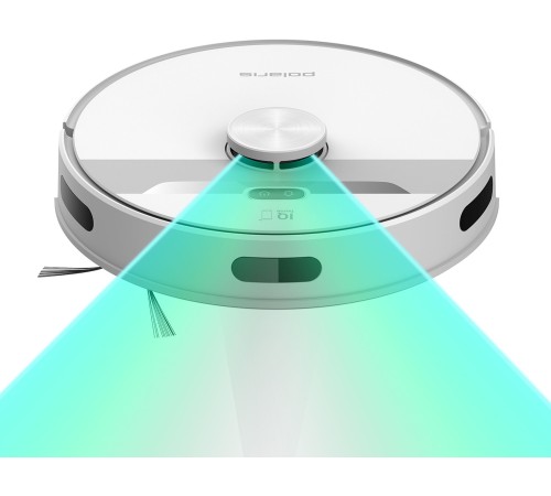 Пылесос-робот Polaris PVCR 6001 WIFI IQ Home 30Вт белый