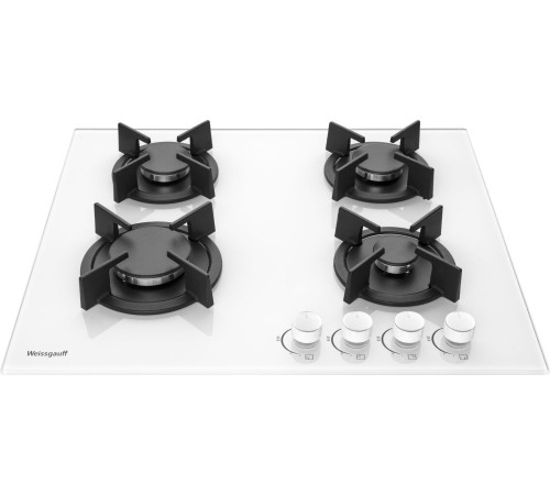 Газовая варочная поверхность Weissgauff HG 640 WG белый