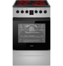 Плита Электрическая Weissgauff WES 2V16 SE серебристый стеклокерамика (без крышки)