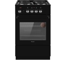 Плита Электрическая Weissgauff WES E2V00 BS черный эмаль (без крышки)