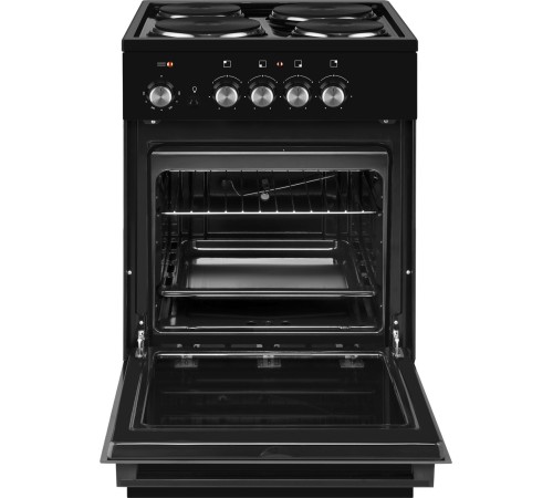 Плита Электрическая Weissgauff WES E2V00 BS черный эмаль (без крышки)