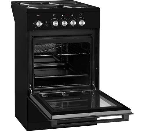 Плита Электрическая Weissgauff WES E2V00 BS черный эмаль (без крышки)