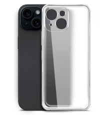 Чехол (клип-кейс) BoraSCO для Apple iPhone 15 Plus прозрачный (72410)