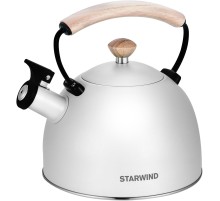 Чайник металлический Starwind Chef Country 2.5л. белый (SW-CH1712)