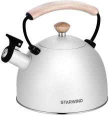 Чайник металлический Starwind Chef Country 2.5л. белый (SW-CH1712)