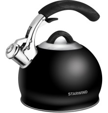 Чайник металлический Starwind Chef Concept 3л. черный (SW-CH1510)