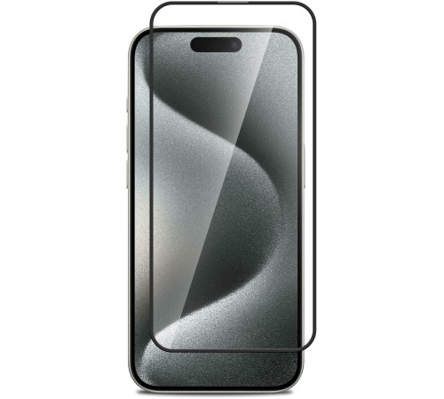 Защитное стекло для экрана BoraSCO прозрачный для Apple iPhone 15 Plus 2.5D антиблик. 1шт. (72402)
