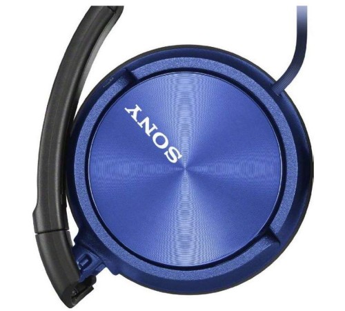 Гарнитура накладные Sony MDR-ZX310AP 1.2м голубой проводные оголовье