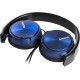 Гарнитура накладные Sony MDR-ZX310AP 1.2м голубой проводные оголовье