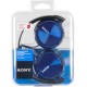 Гарнитура накладные Sony MDR-ZX310AP 1.2м голубой проводные оголовье