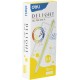 Набор ручек гелев. автоматическая Deli Delight (EG118-YL-P) прозрачный жел. черн. кор.карт. (12шт) линия 0.5мм