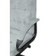 Кресло руководителя Бюрократ CH 002 Fabric серо-голубой Light-28 крестов. пластик