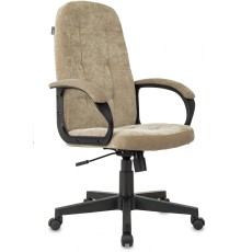 Кресло руководителя Бюрократ CH 002 Fabric песочный Light-21 крестов. пластик