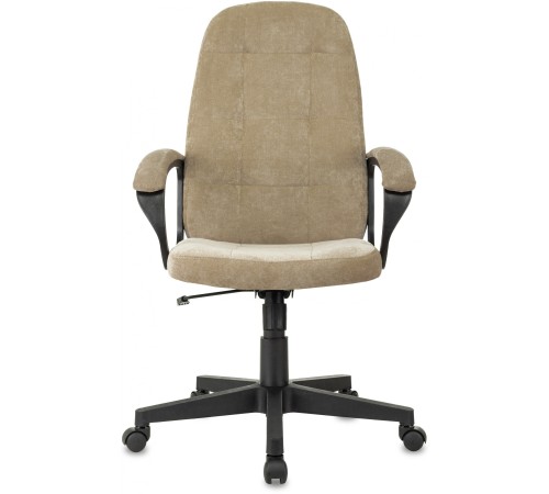 Кресло руководителя Бюрократ CH 002 Fabric песочный Light-21 крестов. пластик