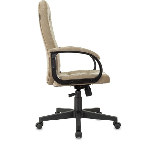 Кресло руководителя Бюрократ CH 002 Fabric песочный Light-21 крестов. пластик