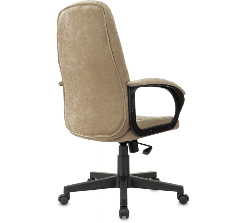 Кресло руководителя Бюрократ CH 002 Fabric песочный Light-21 крестов. пластик