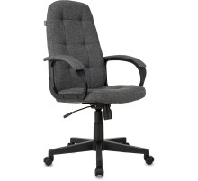 Кресло руководителя Бюрократ CH 002 Fabric серый 3C1 крестов. пластик