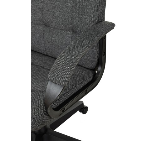 Кресло руководителя Бюрократ CH 002 Fabric серый 3C1 крестов. пластик