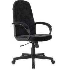 Кресло руководителя Бюрократ CH 002 Fabric черный Light-20 крестов. пластик