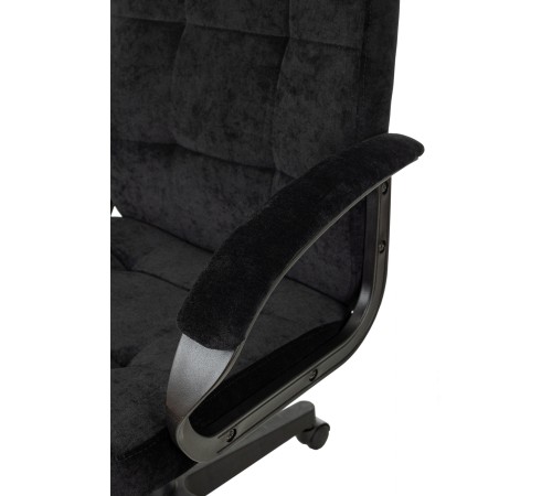 Кресло руководителя Бюрократ CH 002 Fabric черный Light-20 крестов. пластик