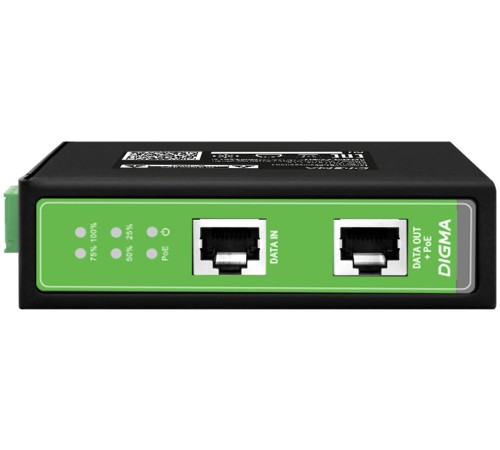 Инжектор PoE Digma DNP90W48GDXM 10/100/1000BASE-T 90Вт 37-57В(DC) Инжектор PoE Digma DNP90W48GDXM 10/100/1000BASE-T 90Вт 37-57В(DC)