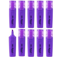 Набор текстовыделителей Deli Accent ES621VIOLET-P Delight скошенный пиш. наконечник 1-5мм фиолетовый (10шт.)