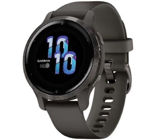 Смарт-часы Garmin Venu 2S 27.9мм 1.2" AMOLED корп.черный рем.графитовый разм.брасл.:110-175мм (010-02429-10) Смарт-часы Garmin Venu 2S 27.9мм 1.2" AMOLED корп.черный рем.графитовый разм.брасл.:110-175мм (010-02429-10)