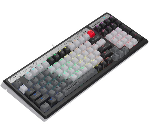 Клавиатура A4Tech Bloody B950 механическая серый/черный USB for gamer LED (B950) Клавиатура A4Tech Bloody B950 механическая серый/черный USB for gamer LED (B950)
