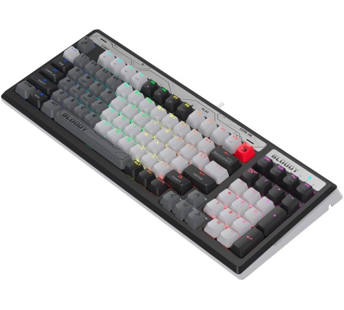 Клавиатура A4Tech Bloody B950 механическая серый/черный USB for gamer LED (B950) Клавиатура A4Tech Bloody B950 механическая серый/черный USB for gamer LED (B950)