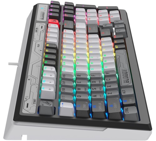 Клавиатура A4Tech Bloody B950 механическая серый/черный USB for gamer LED (B950) Клавиатура A4Tech Bloody B950 механическая серый/черный USB for gamer LED (B950)