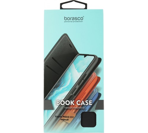 Чехол (флип-кейс) BoraSCO для Xiaomi Poco C51 72199 черный Чехол (флип-кейс) BoraSCO для Xiaomi Poco C51 72199 черный