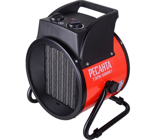 Тепловая пушка электрическая Ресанта ТЭПК-5000К1 5000Вт красный/черный