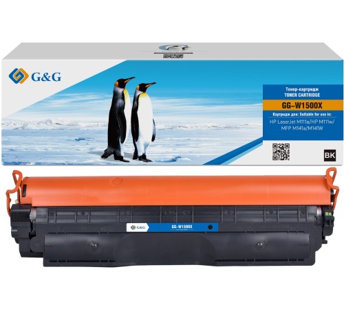 Картридж Картридж G&G для HP LJ M111/M141, с чипом  (2000 стр.) (GG-W1500X)