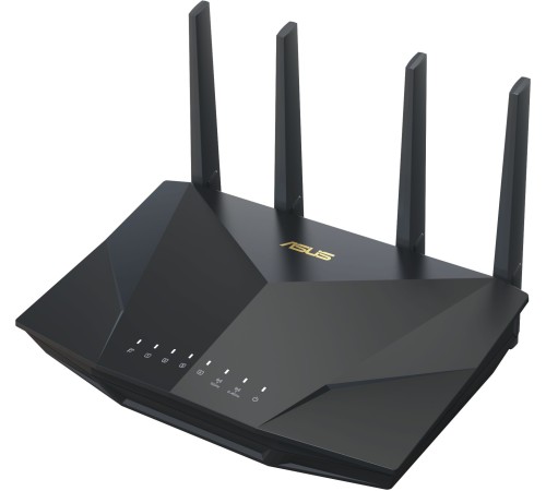 Маршрутизатор Asus RT-AX5400 AX5400 10/100/1000 компл.:устройство/крепления/адаптер черный (упак.:1шт)