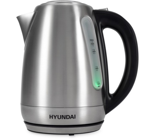 Чайник электрический Hyundai HYK-S8408 1.7л. 2200Вт серебристый матовый/черный (корпус: нержавеющая сталь) Чайник электрический Hyundai HYK-S8408 1.7л. 2200Вт серебристый матовый/черный (корпус: нержавеющая сталь)
