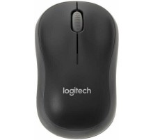 Мышь Logitech M186 черный/серый оптическая (1000dpi) беспроводная USB2.0 (2but)